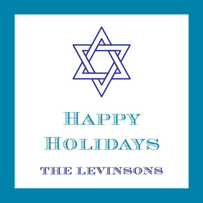 Star of David Gift Stickers